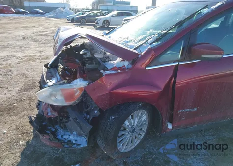 2014 Ford C-Max Hybrid Sel from USA, damaged, VIN 1FADP5BU1EL504370